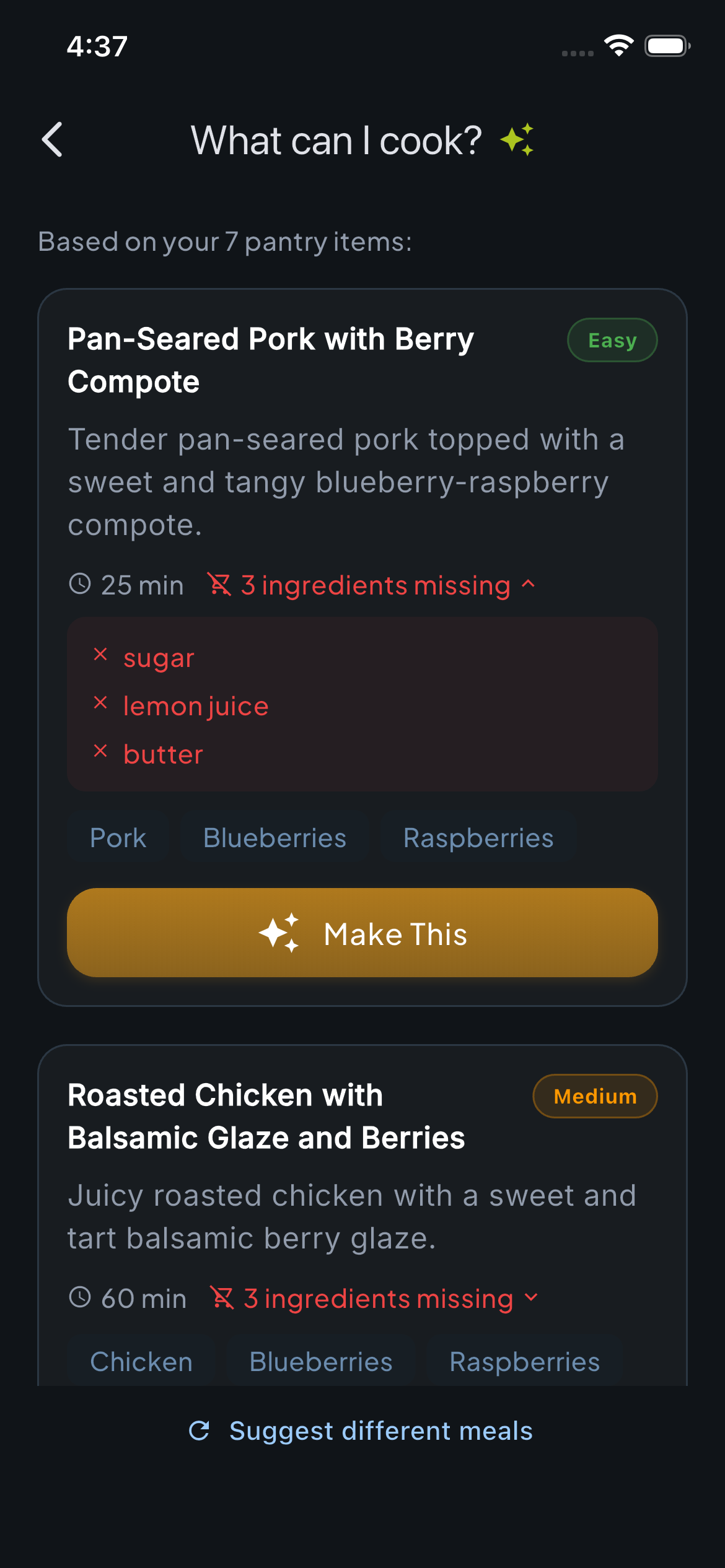 What Can I Cook (Dark)